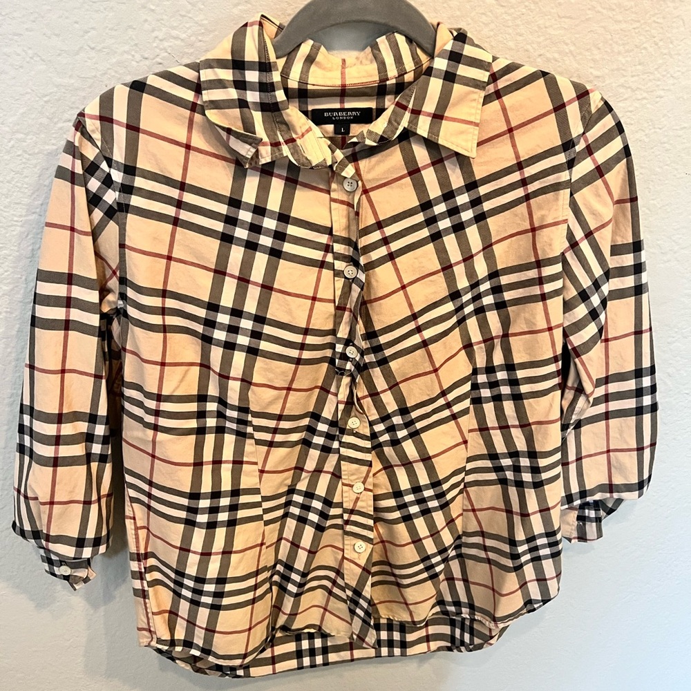 Burberry blouse large
